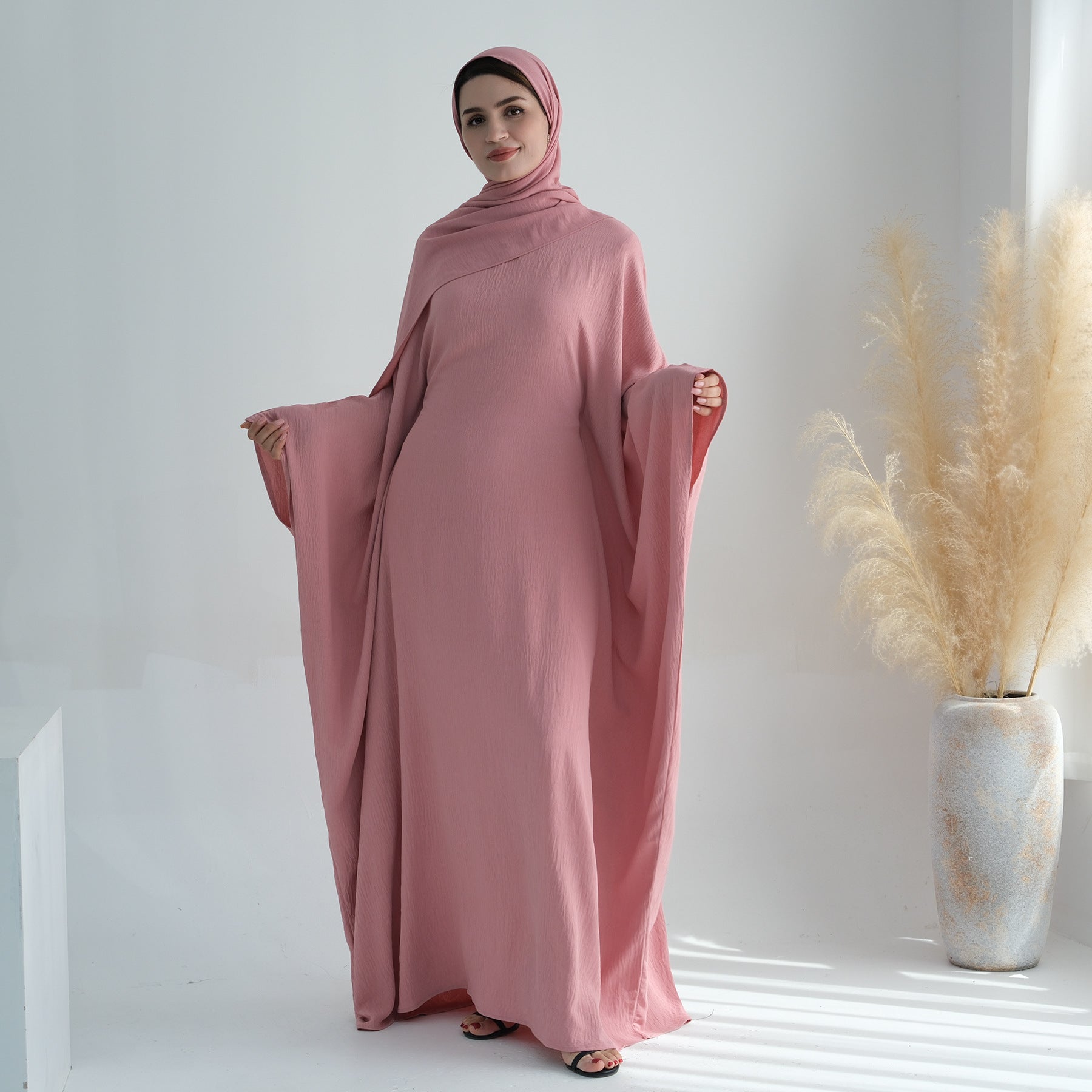 butterfly abaya dress with Hijab Purple / 1 Color:Navy Baroque Floral It offers flexibility for 2FORJULY22 Black Backless Mini Dresses