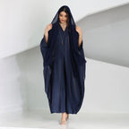 Sparkling Silk Bat Sleeves Abaya