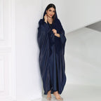 Sparkling Silk Bat Sleeves Abaya