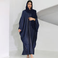 Sparkling Silk Bat Sleeves Abaya