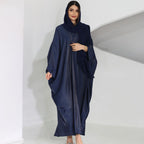 Sparkling Silk Bat Sleeves Abaya