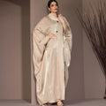 Sparkling Silk Bat Sleeves Abaya