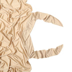 حجاب مطاطي متقاطع أحادي الطبقة بلون سادة