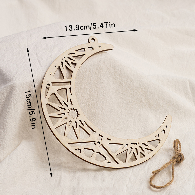 Wooden Hanging Ornament Festival Decor
