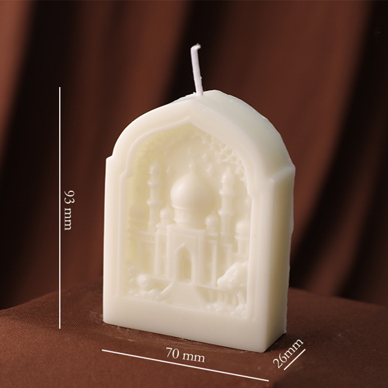 Moon Star Castle Candle for Ramadan Decor