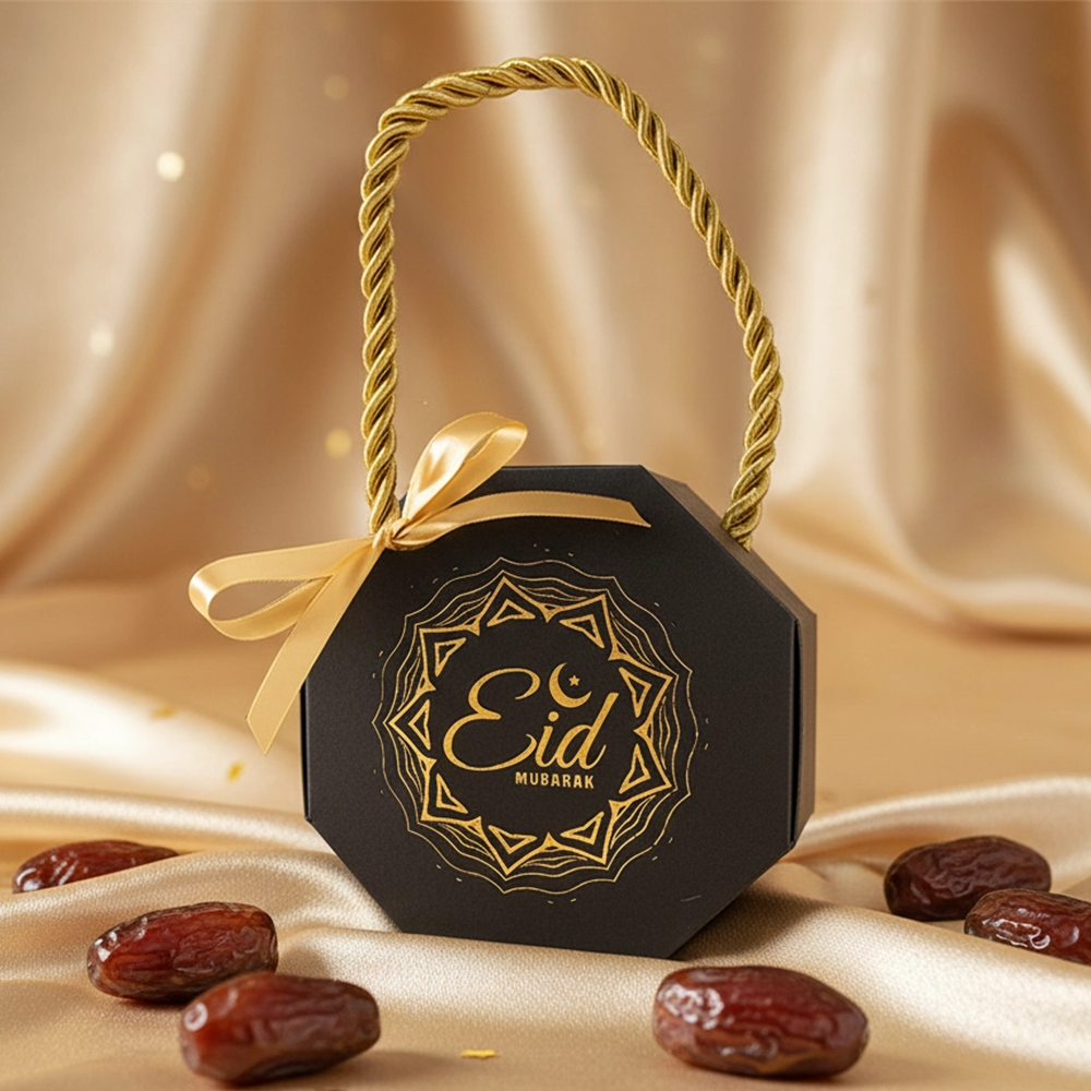 Ramadan Foil Stamped Gift Box 10 Pcs S915
