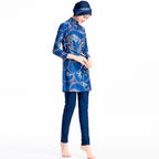 Print Fashion 3PCS Swimwear Burkini