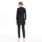 Solid Color 3PCS Sports Swimwear Burkini