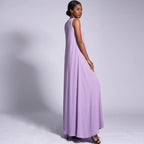 Double Layered Chiffon Sleeveless Dress