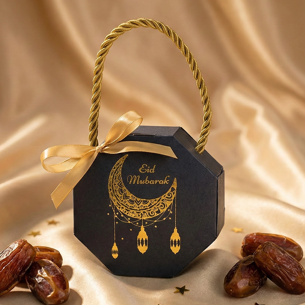 Ramadan Foil Stamped Gift Box 10 Pcs S915