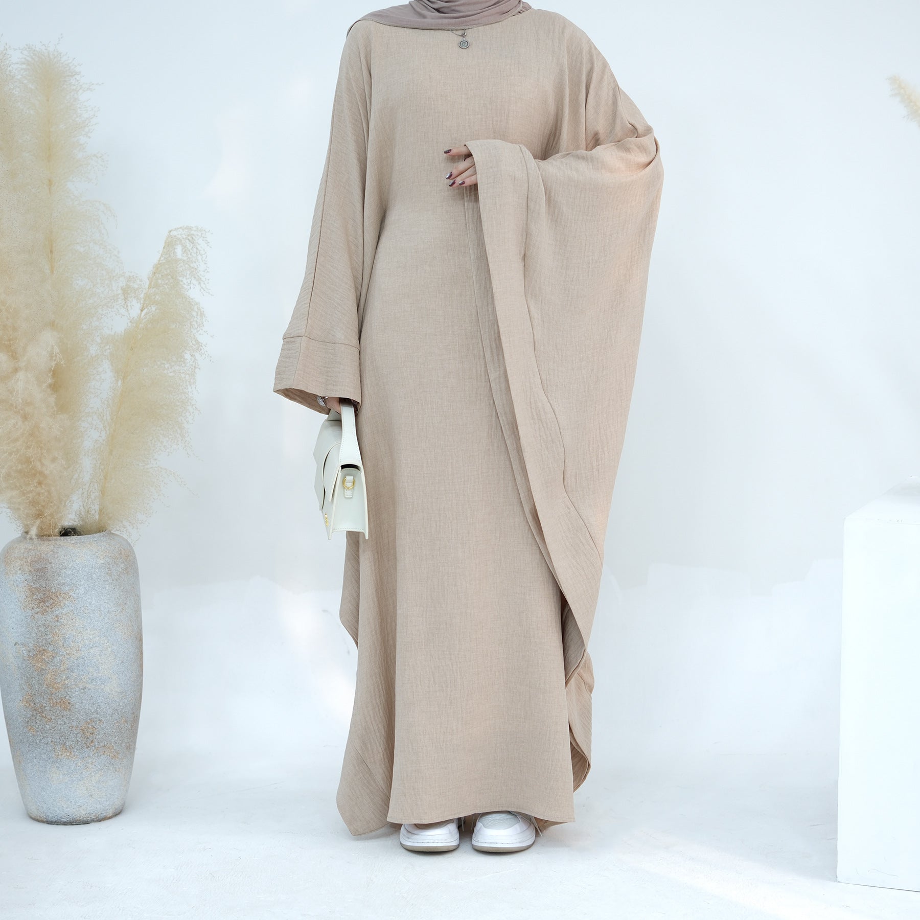 Waist Up Butterfly Abaya Dress