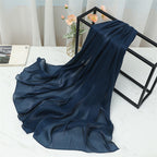 حجاب محبوك من القطن الصلب المطوي