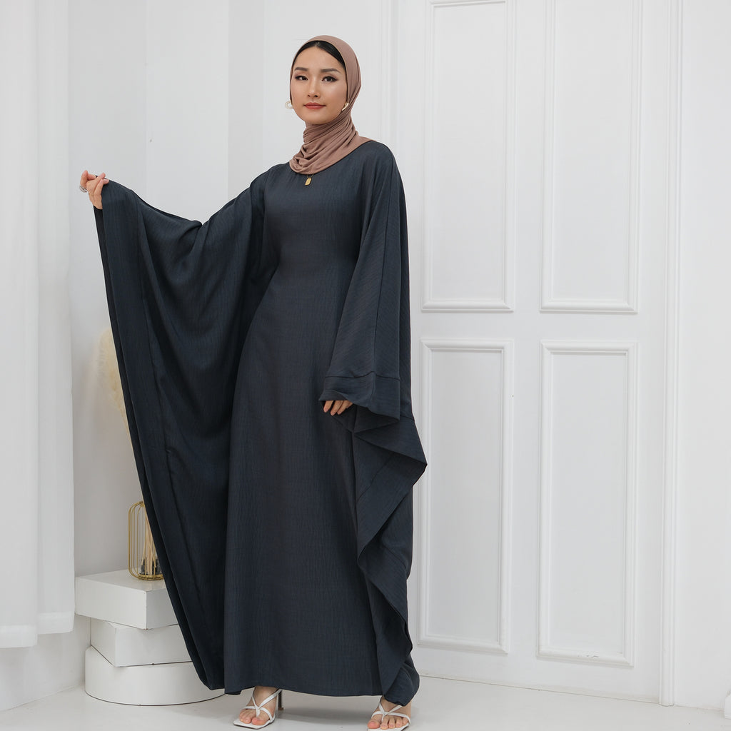 Waist Up Butterfly Abaya Dress