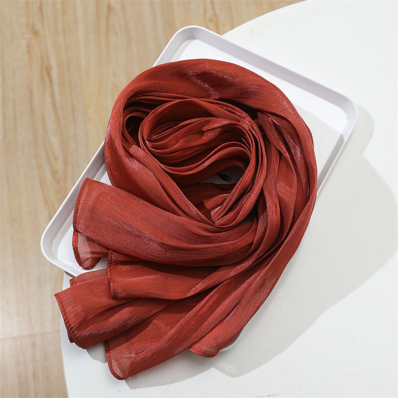 حجاب محبوك من القطن الصلب المطوي