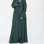 Fashion Jacquard Bow Dress with Hijab