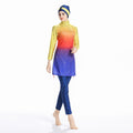 Colorful Patterns 3PCS Swimwear Burkini