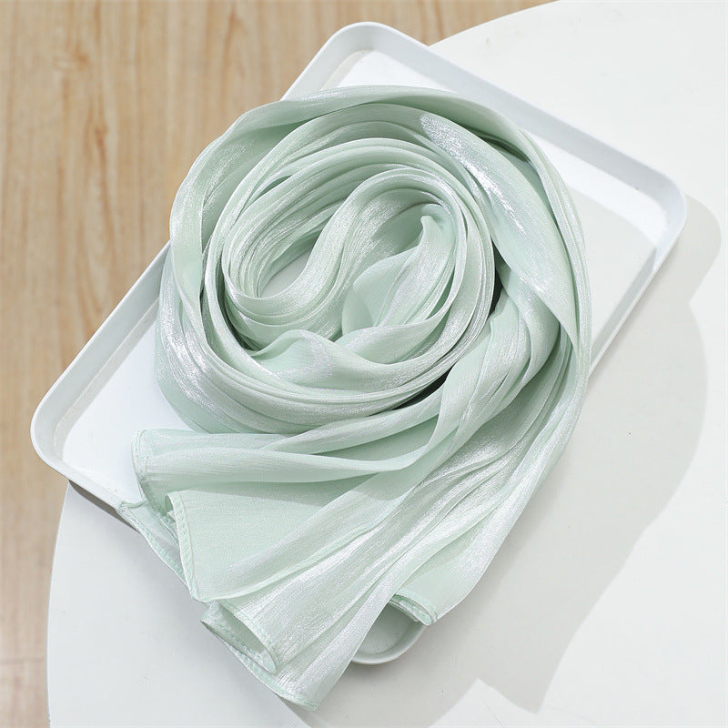 حجاب محبوك من القطن الصلب المطوي