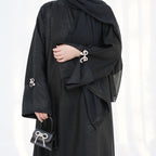 Fashion Jacquard Bow Dress with Hijab