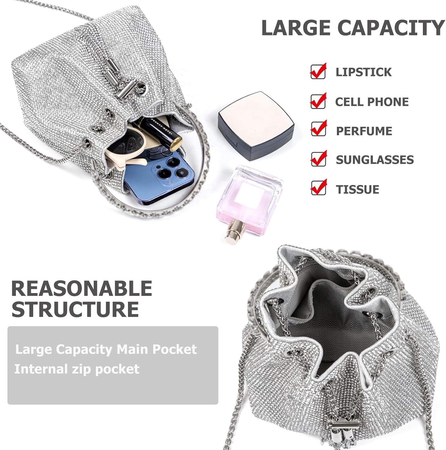 Bling Crystal Rhinestone Purse