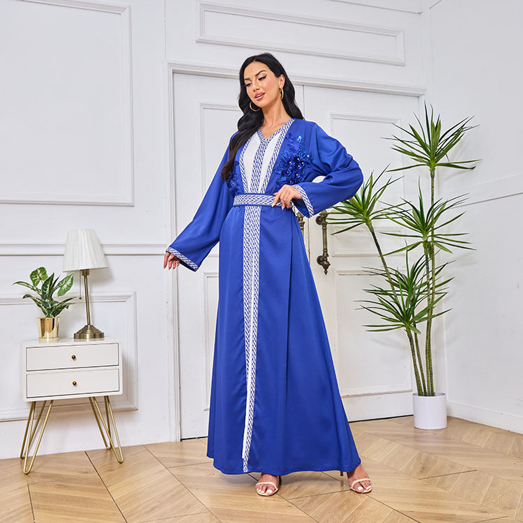 Ramadan Arabic Kimono Open Abaya