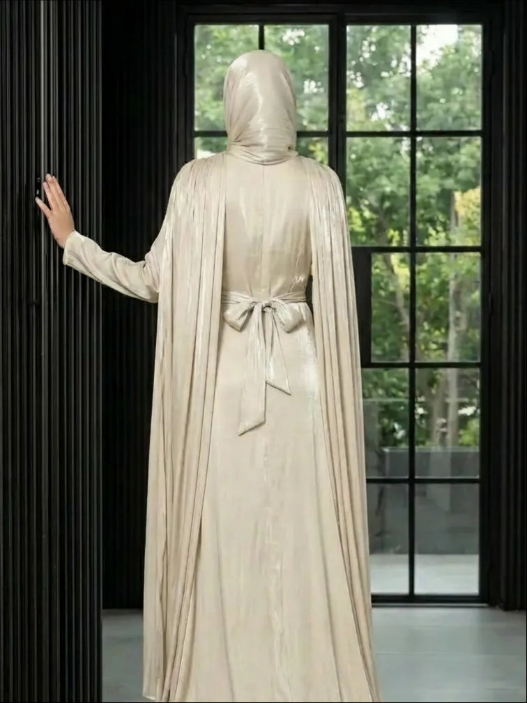 Elegant and Feminine Light Luxury Dress Abaya