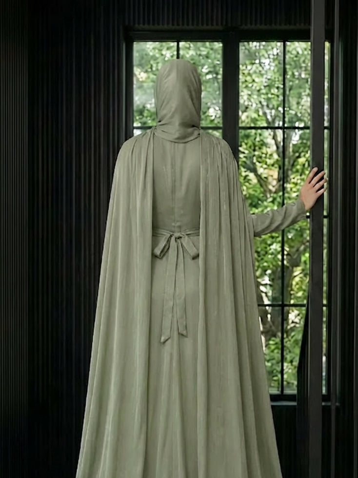 Elegant and Feminine Light Luxury Dress Abaya