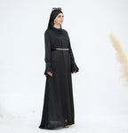 Elegant Satin with Chain Dress