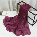 حجاب محبوك من القطن الصلب المطوي