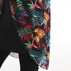 Colorful Broken Flowers 3PCS Sports Swimwear Burkini