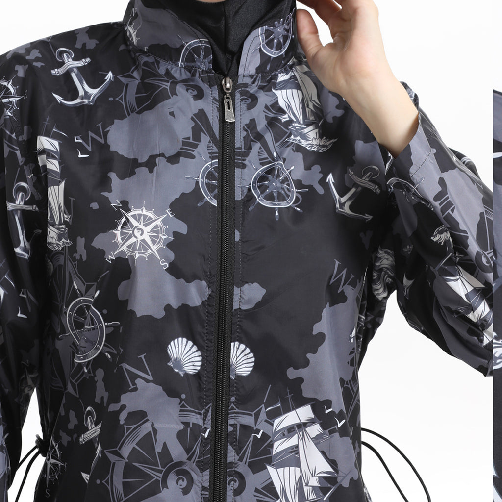 Print 3PCS Swimwear Burkini