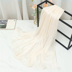 حجاب محبوك من القطن الصلب المطوي