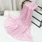 حجاب محبوك من القطن الصلب المطوي