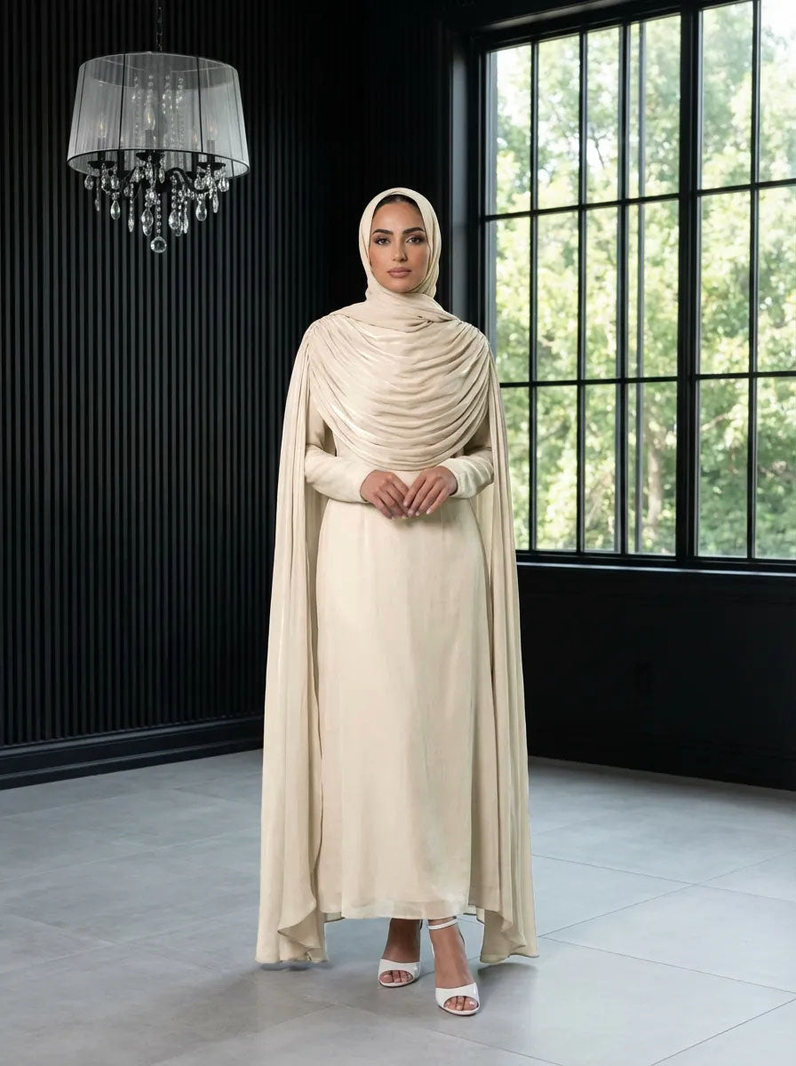 Elegant and Feminine Light Luxury Dress Abaya