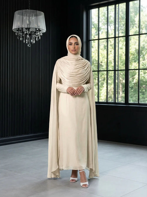 Elegant and Feminine Light Luxury Dress Abaya