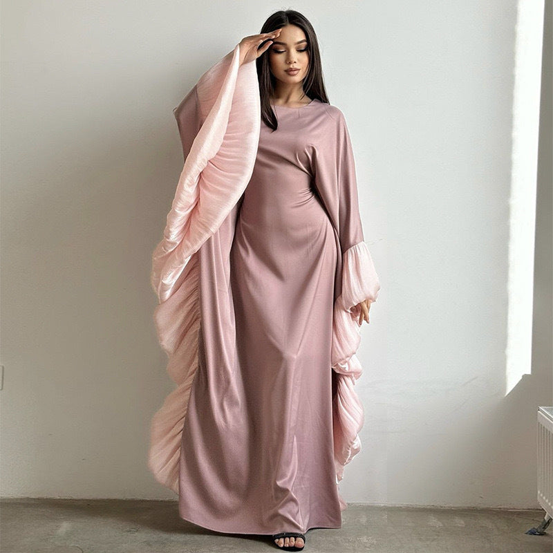 Splicing Flower Butterfly Abaya