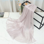 حجاب محبوك من القطن الصلب المطوي