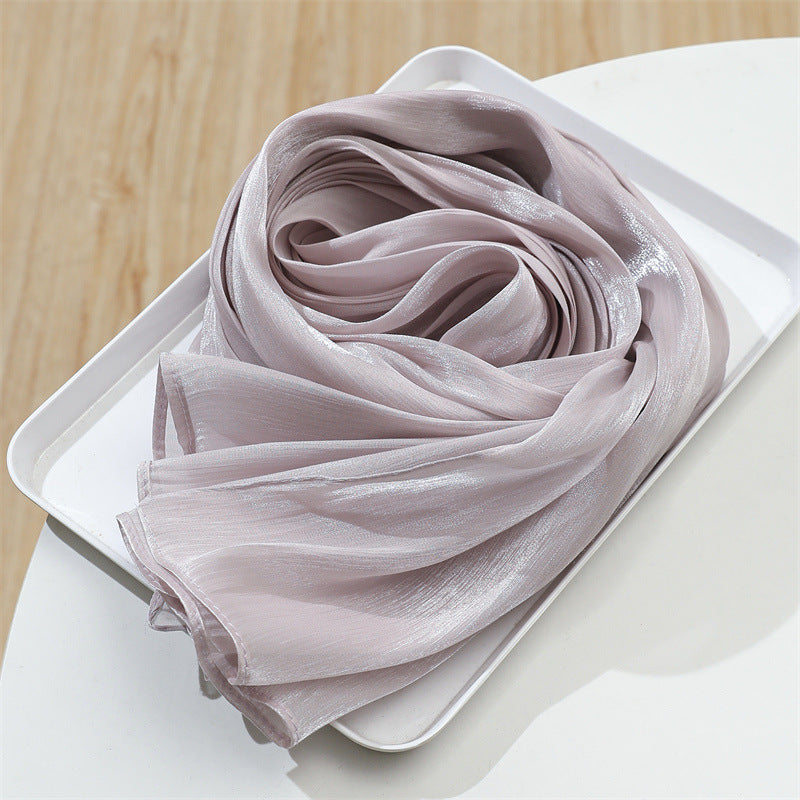 حجاب محبوك من القطن الصلب المطوي