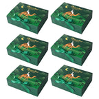 Ramadan Flip Gift Boxes 10 Pcs Green Camel