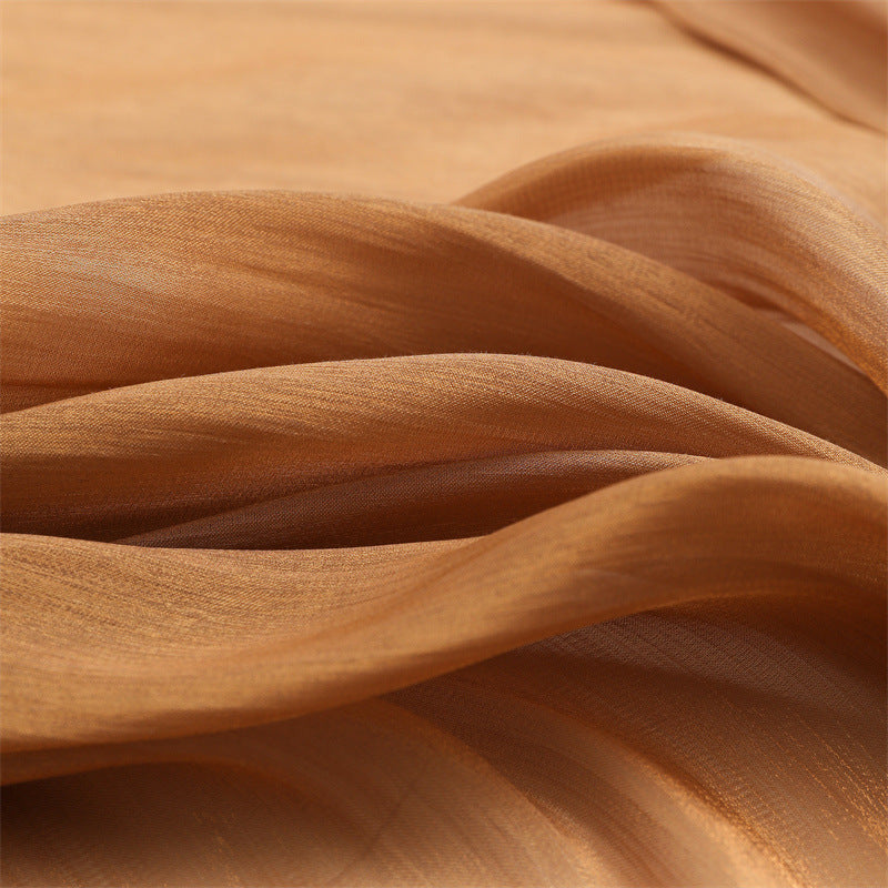 حجاب محبوك من القطن الصلب المطوي