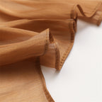 حجاب محبوك من القطن الصلب المطوي