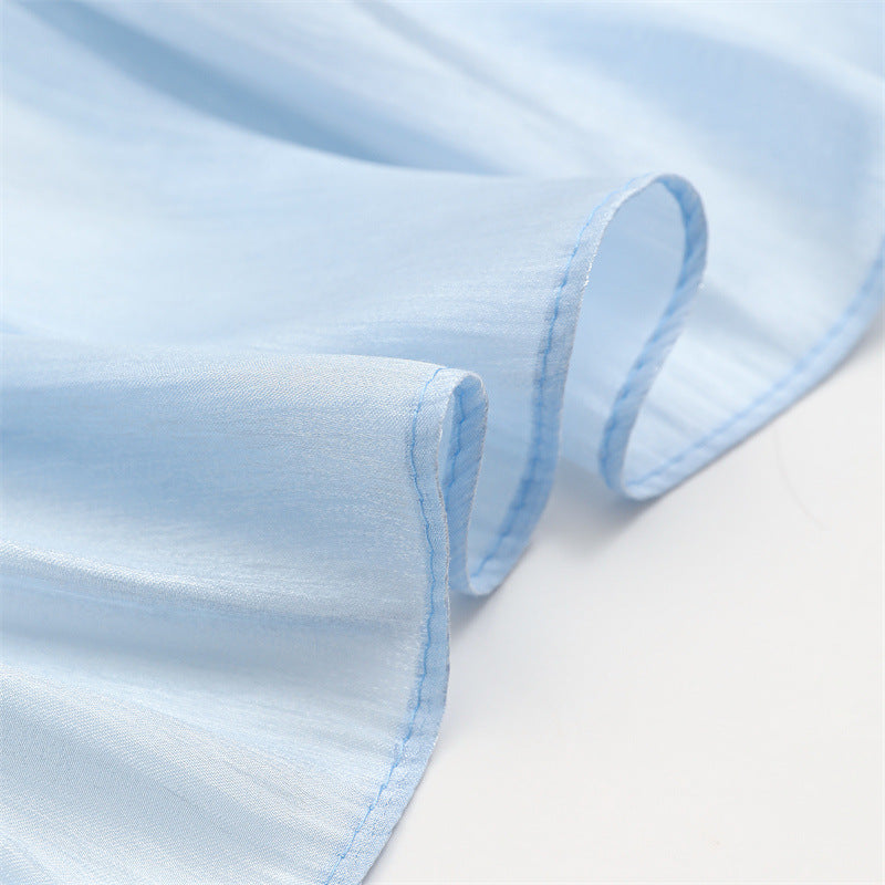 حجاب محبوك من القطن الصلب المطوي