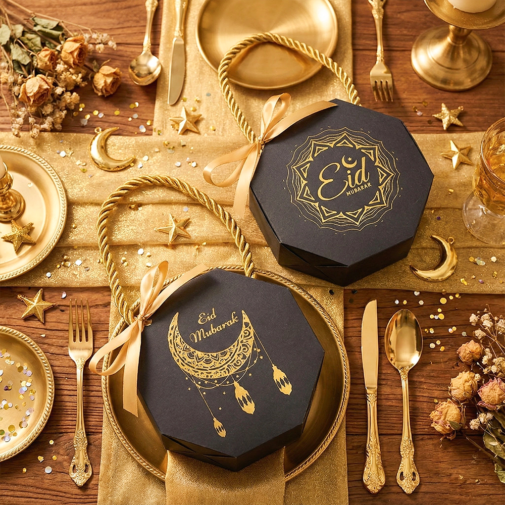 Ramadan Foil Stamped Gift Box 10 Pcs S915