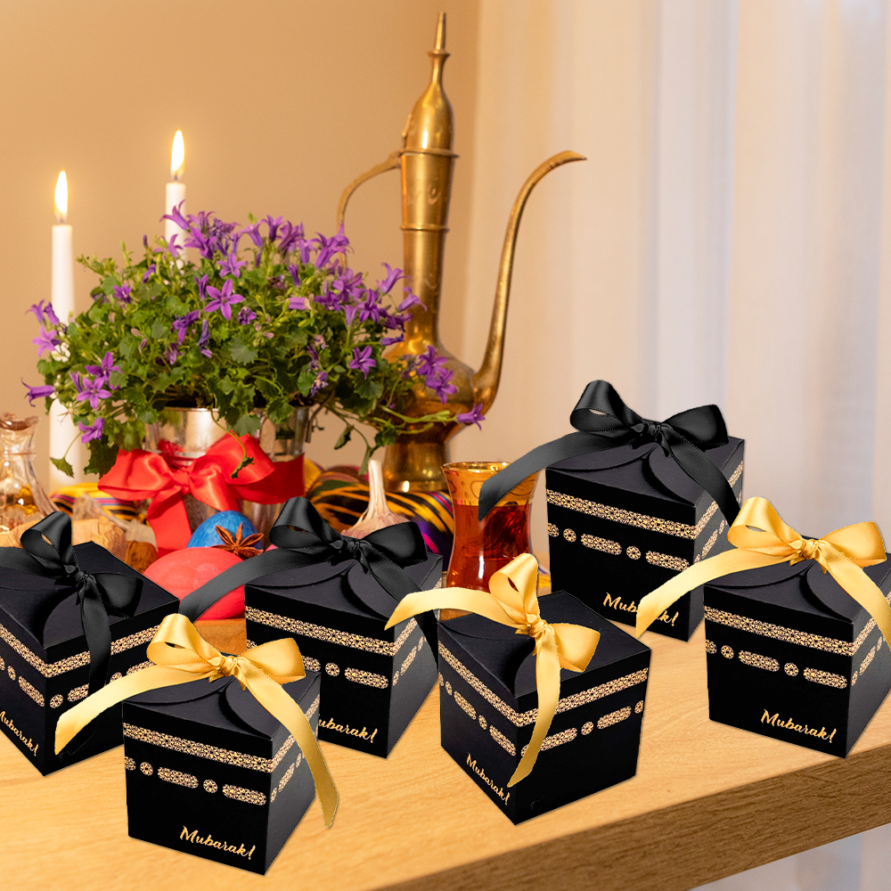 Ramadan Foil Stamped Gift Box 10 Pcs S906