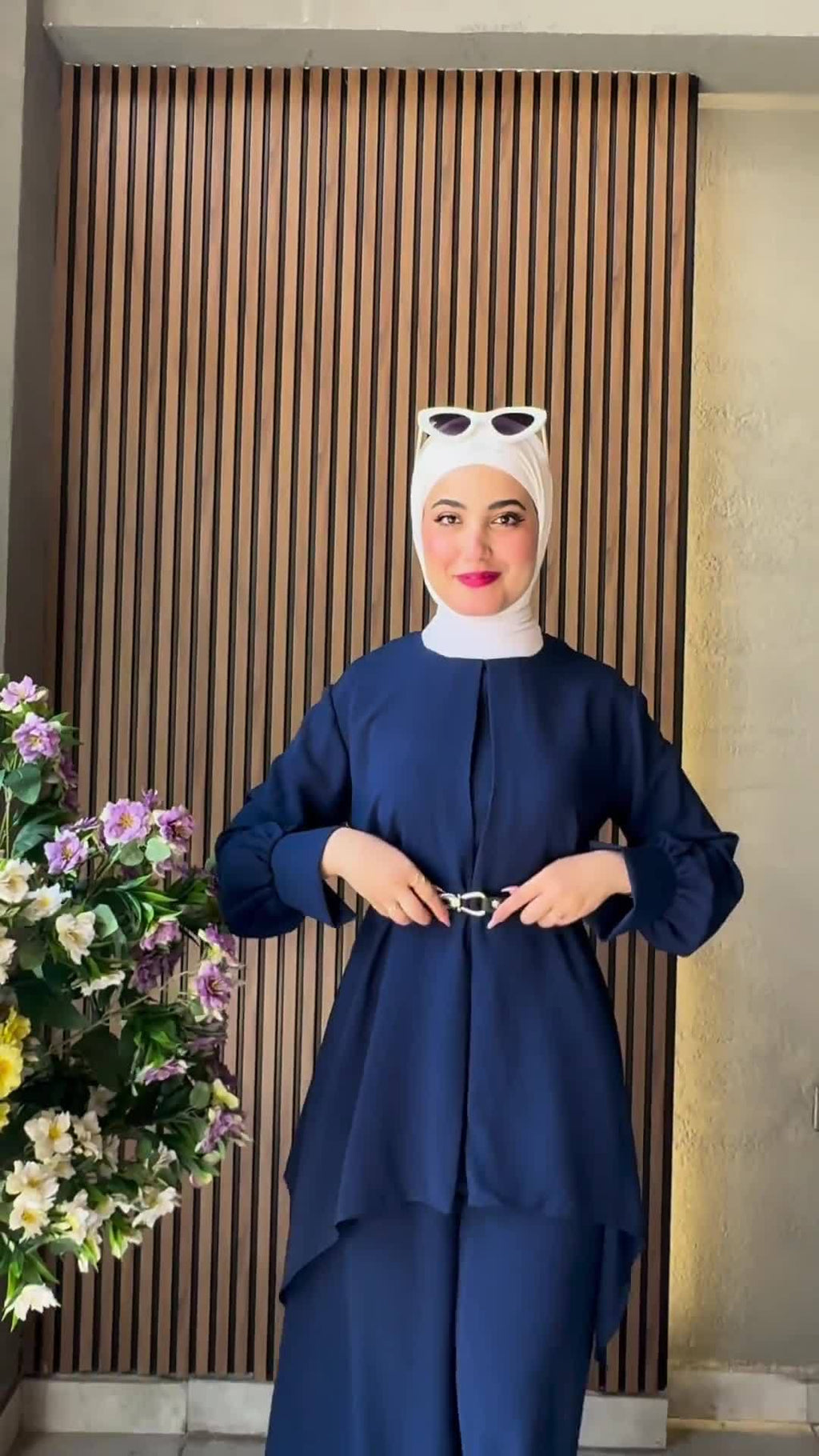 Two Piece Waist Cinching Leisure Set