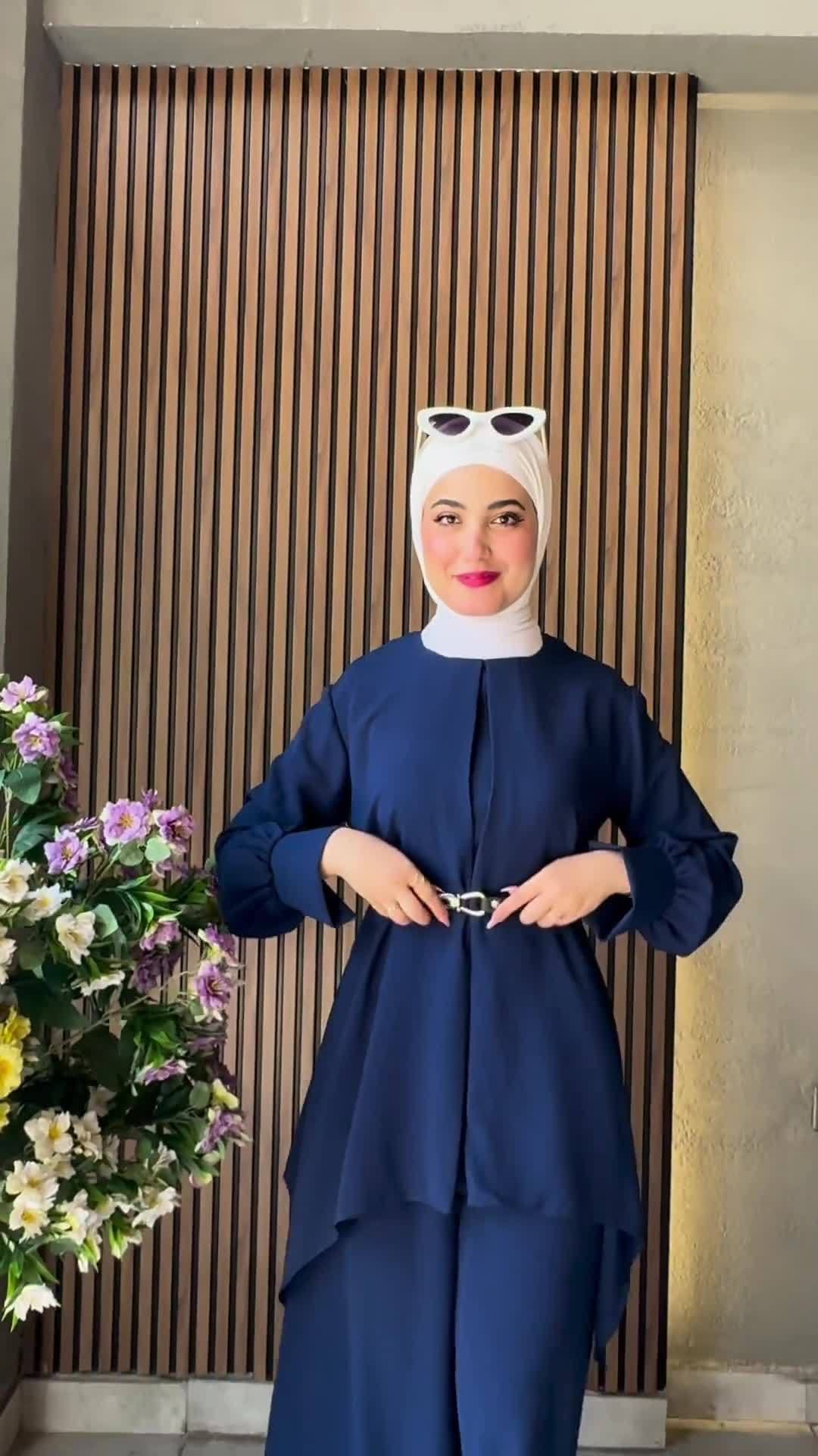 Two Piece Waist Cinching Leisure Set