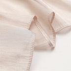 حجاب محبوك من القطن الصلب المطوي