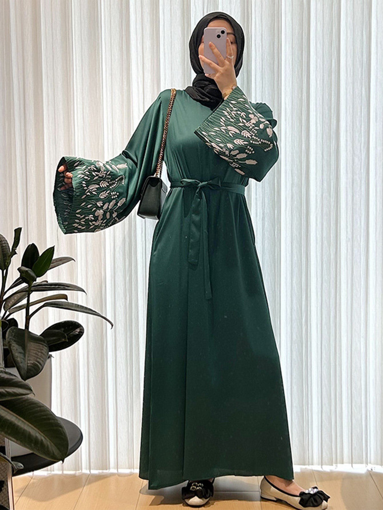 Willow Catkins Swaying Dress