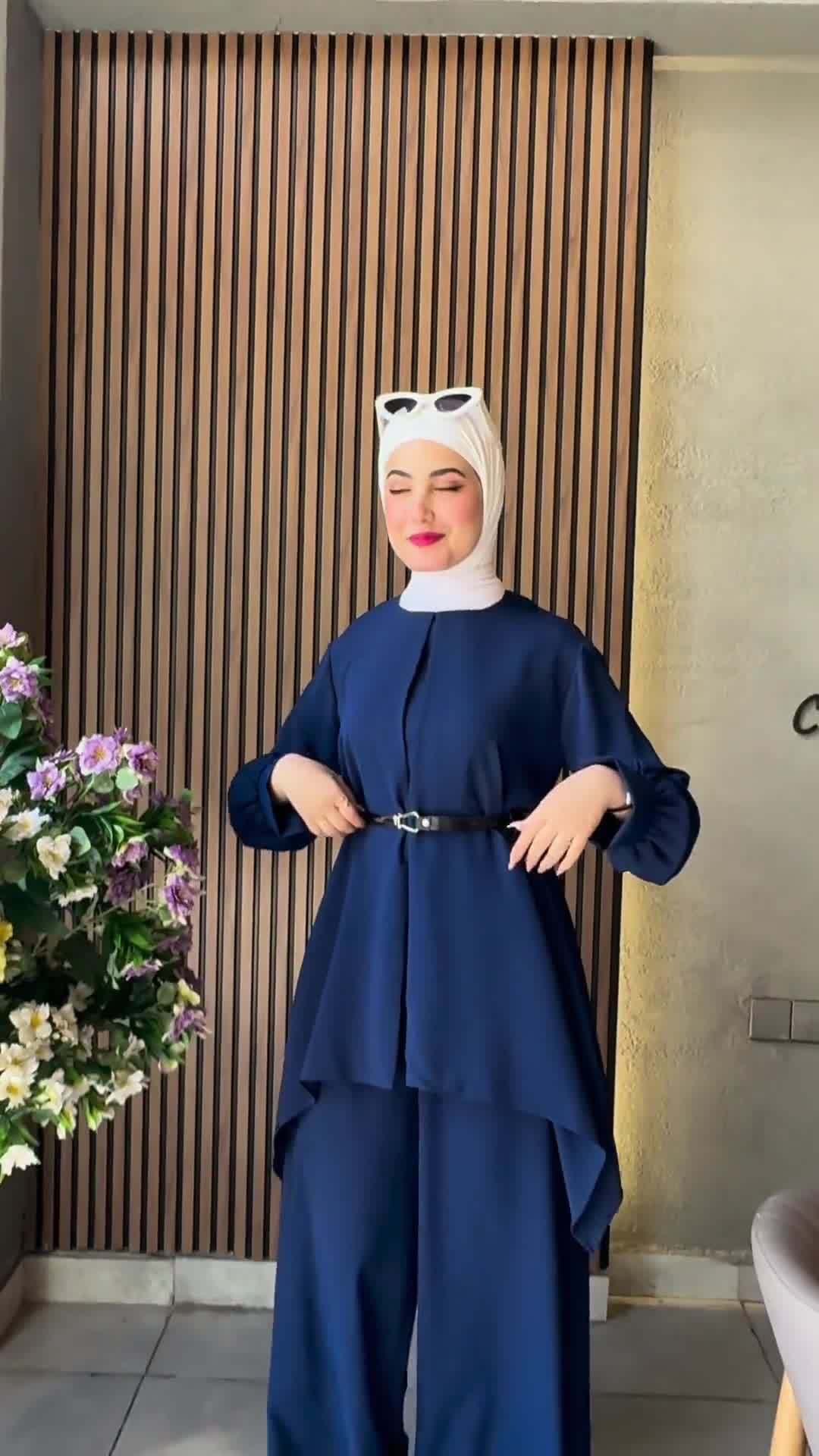 Two Piece Waist Cinching Leisure Set