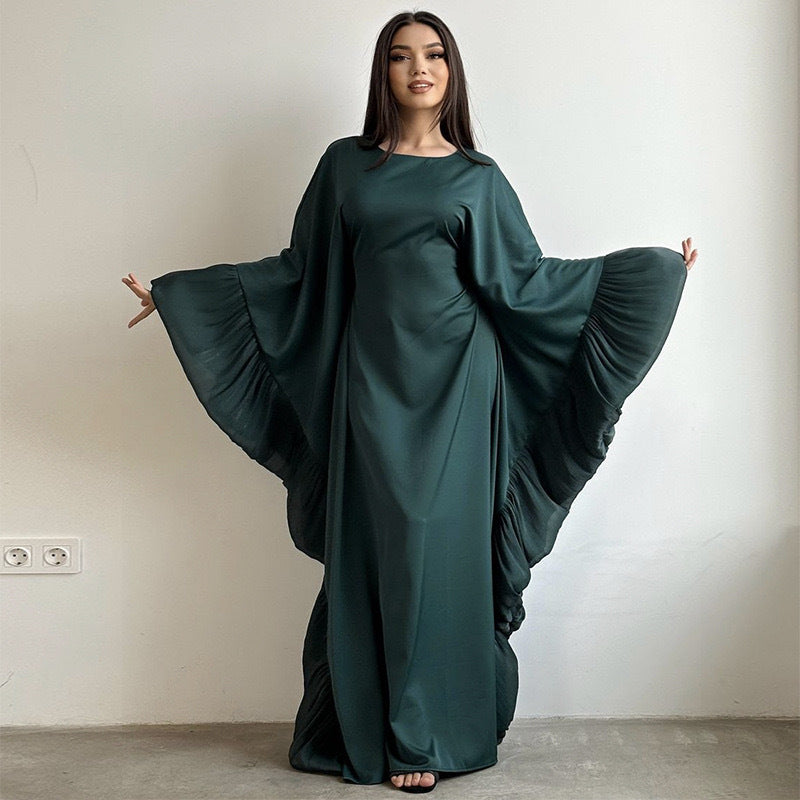 Splicing Flower Butterfly Abaya