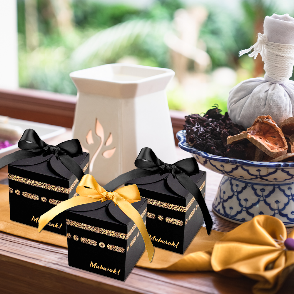 Ramadan Foil Stamped Gift Box 10 Pcs S906